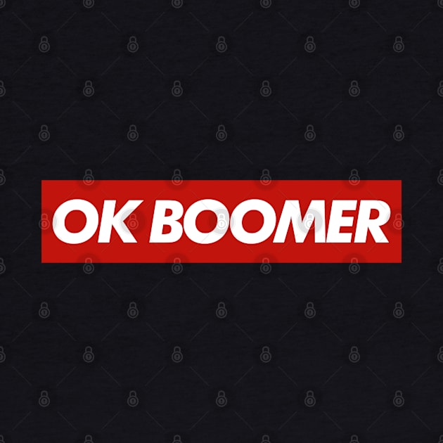 Ok Boomer Millennial Baby Boomer Meme by TextTees